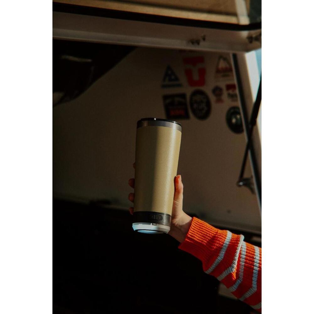 Sandstone Vibe 18oz Stainless Steel Tumbler with Beacon Flashlight